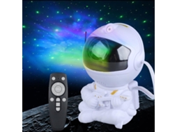 Projetor de Galáxias Astronauta, Luz Noturna Céu Estrelado com Controle Remoto e Carregamento Usb BRILVIBERA