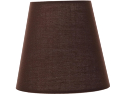Confeccionada em Tecido Sintético Cor Café, com Estilo Simples e Artesanal, Ideal para Decoração de Casa e Luminárias. SFUSHOS