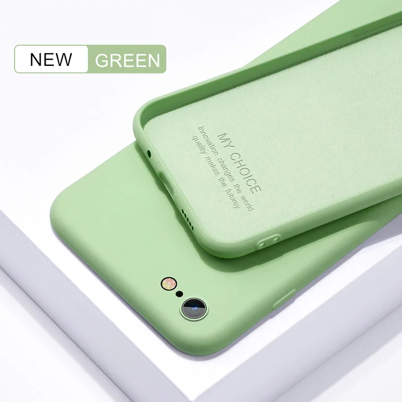 Capa Ultrafina E Macia Em Silicone Líquido Para Iphone 11 Pro Max (verde).