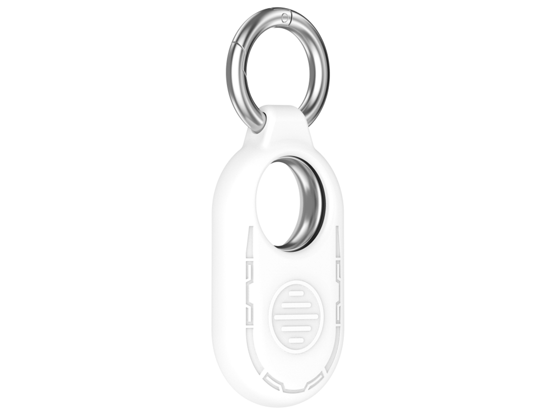 Capa Para Samsung Galaxy Smarttag 2 Location Tracker Protetora De Silicone Portátil Branca