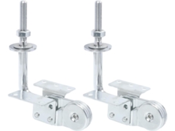 Manivelas Rotativas 12mm X 150mm, Kit De 4 Peças, Em Aço Reforçado Com Cabo Roscado, Para Fresadoras E Tornos.