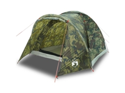 vidaXL Tenda de pesca para 2 pessoas impermeável camuflagem
