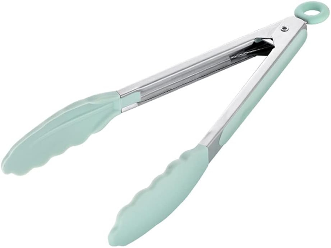Pinça Para Churrasco, Pinça De Cozinha Para Cozinhar, Aço Inoxidável Antiderrapante Para Churrascos Cabo De Silicone E