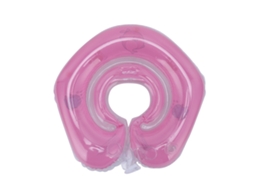 Flutuador Cervical Inflável Para Bebê 0-18 Meses Pvc Ecológico Brincadeira De Piscina Rosa