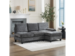 Sofá 3 lugares, 194*118*81cm, ideal para sala, apartamento, sala de TV e quarto.