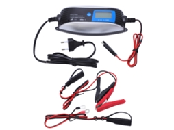 Carregador Inteligente De Bateria Com Display Lcd E Proteção Contra Inversão Eu Plug