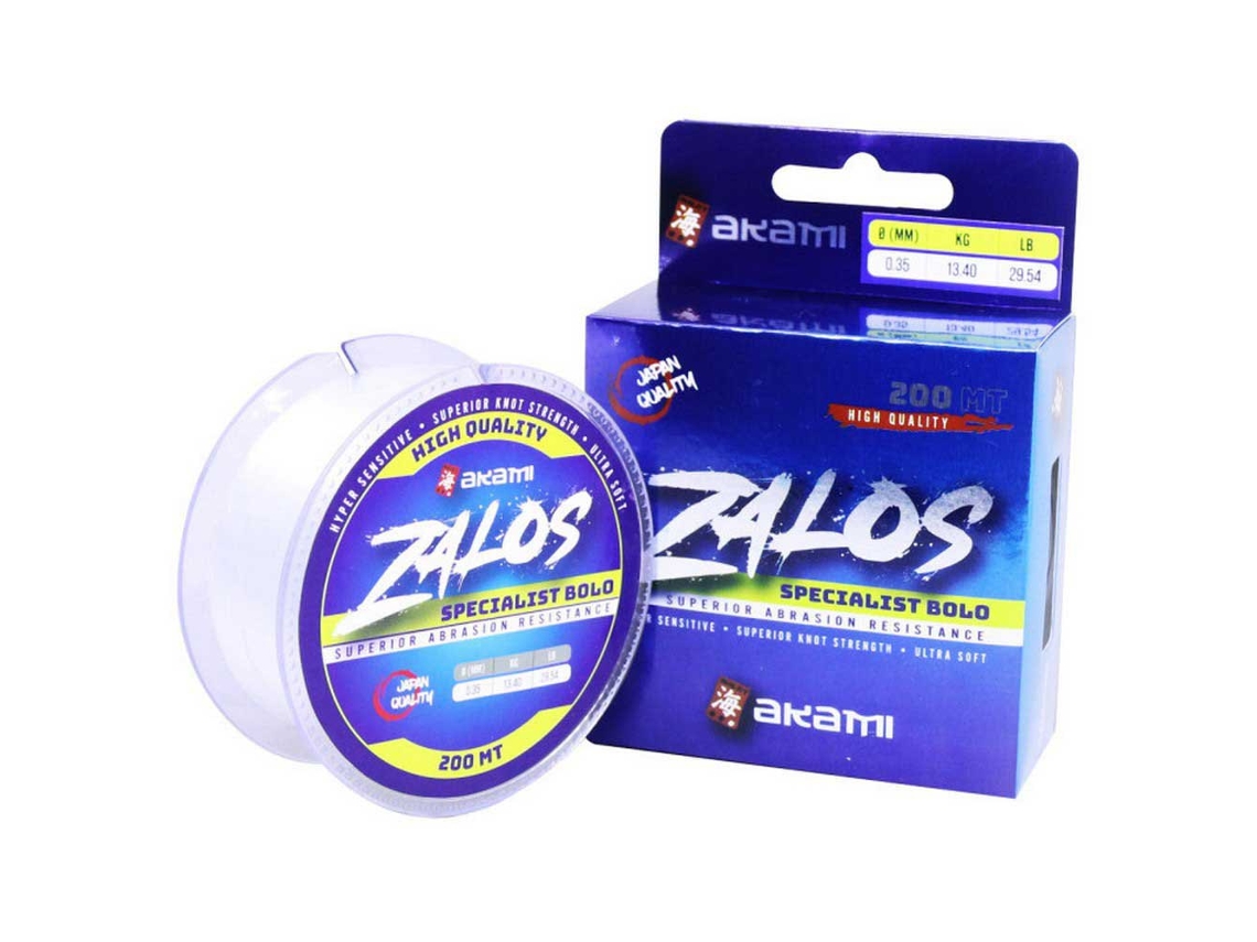 Monofilamento Zalos 200 M Azul 0.200 Mmakami