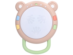 Mali brinquedo de Tambor Musical Infantil Plástico Educativo Elétrico com Luz para Bebê