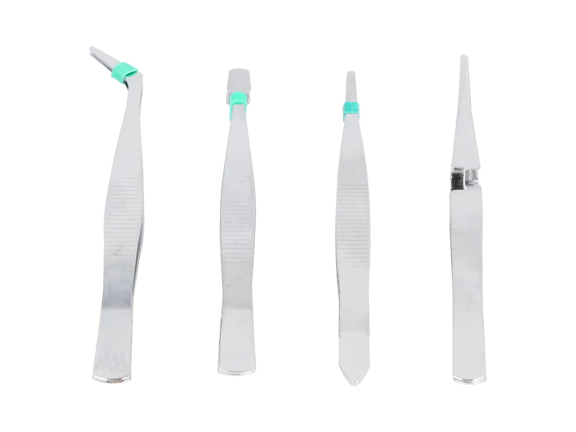 Conjunto De Pinças Laxiscreed Para Manipulação Precisa De Componentes Eletrónicos