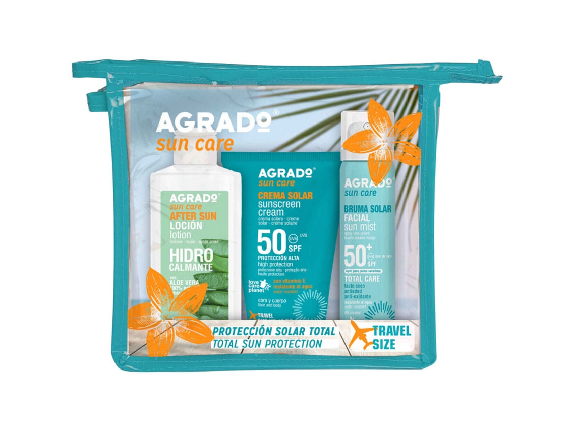 Conjunto Proteção Solar Viagem Agrado