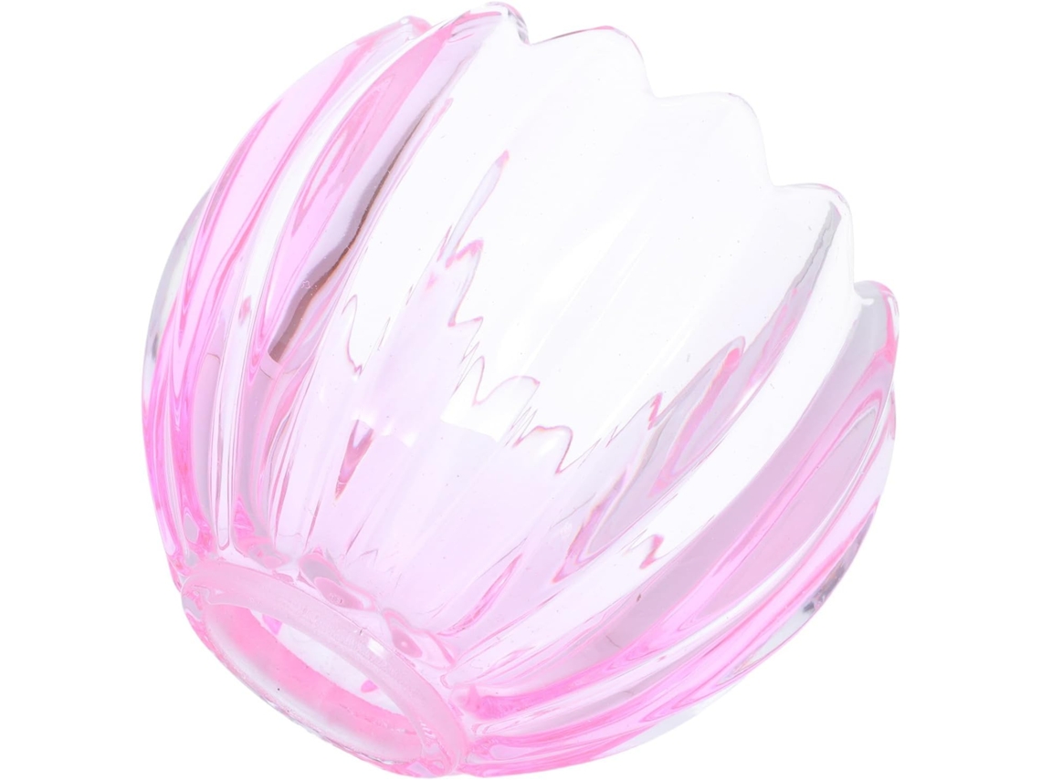 Abajur De Mesa Em Vidro Rosa Em Formato De Tulipa, Construção Segura E Suave, Transmissão De Luz.