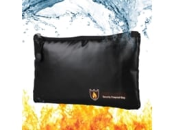 Bolsa Documentos À Prova De Fogo 6,7x10,63 Pol, Resistente Ao Fogo E À Água, Armazenamento Seguro Para Dinheiro, Passaporte, Documentos, Celular E