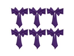 Laxiscreed Pack De 6 Laços-elástico Para Decoração De Cadeiras Sem Precisar De Atar