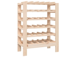 Prateleira de vinho VIDAXL Marrom Madeira (61.5x30x82 )