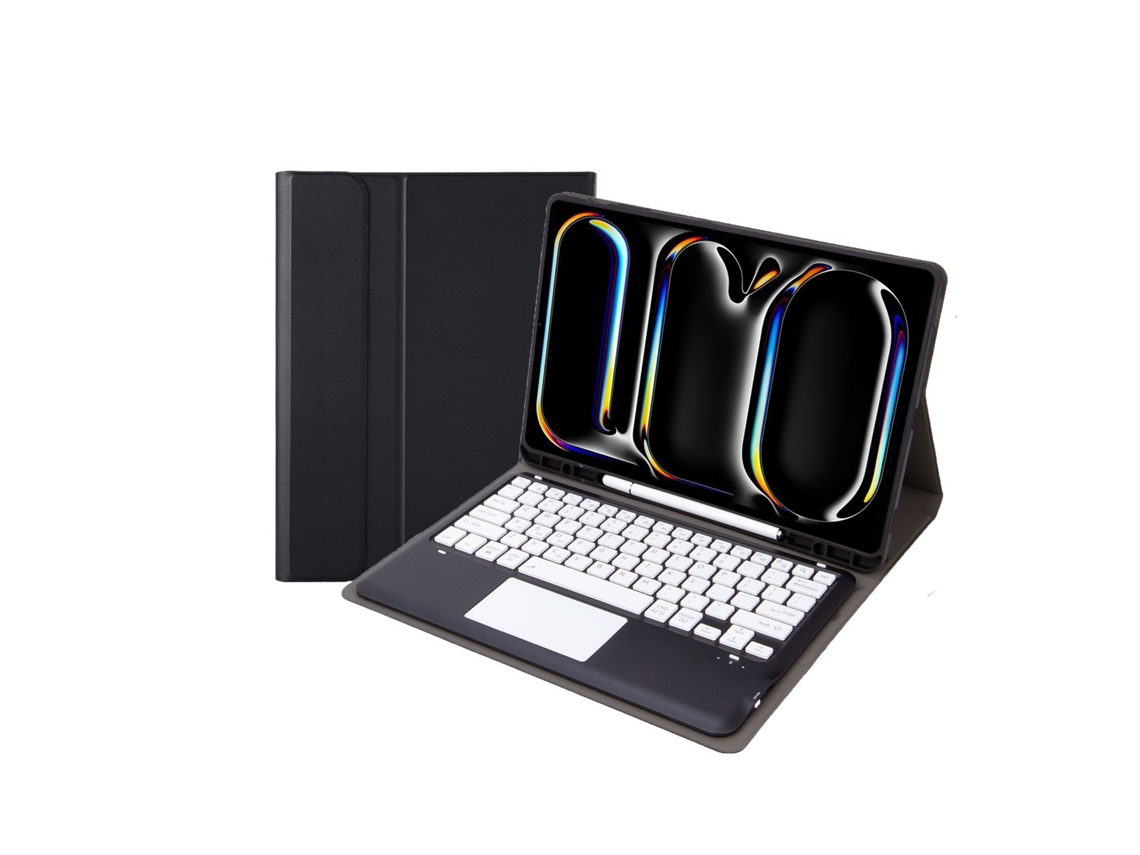 Capa de Teclado Bluetooth para iPad Pro 12.9 2024 XIAOMOYU com Teclado Touch Magic Keyboard