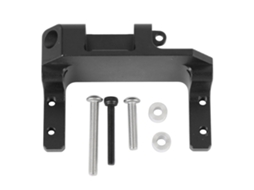Mali suporte de Servo no Eixo para Scx10 Iii Ar45p Portal Axle Terceira Geração 1/10 Rc Crawler Car Peças de Upgrade de Alumínio Preto