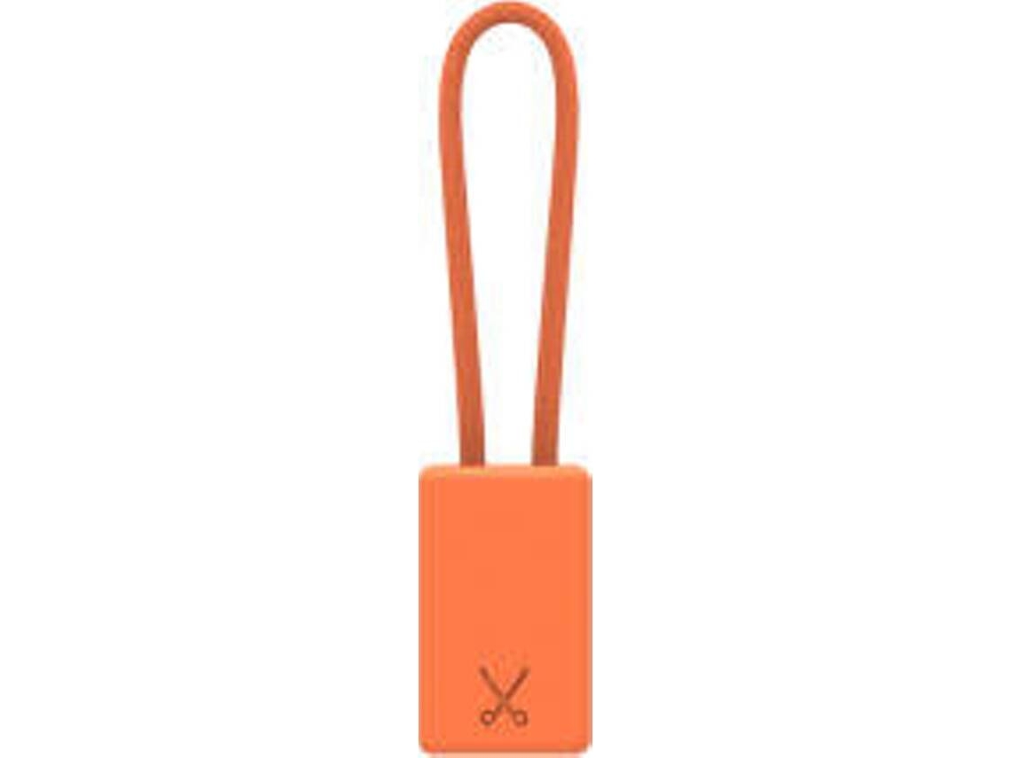 Cabo PHILO Keychain (USB - Lightning - 0.2m - Laranja)