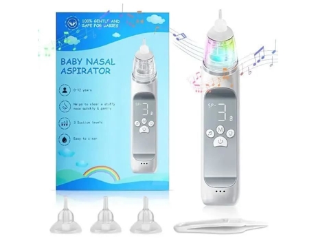 Aspirador Nasal Elétrico Para Bebê, 3 Níveis De Sucção, Músicas Suaves. La Belle Vie France