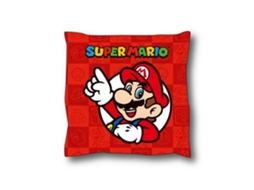 Almofada Quadrada Mario, Vermelha, 40x40 Cm 87327