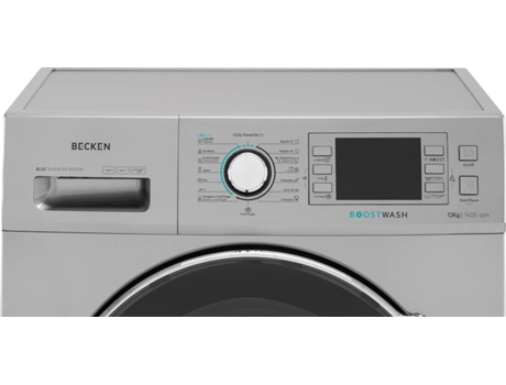 Máquina de Lavar Roupa BECKEN Boostwash BWM5381IX (12 kg - 1400 rpm - Inox) —  