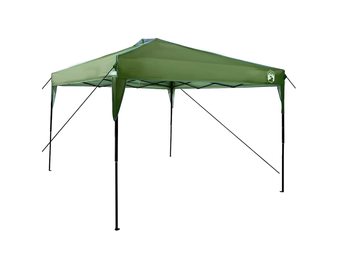 Conjunto 1 Tenda De Toldo Vidaxl Verde Tecido (290 X 290 X 251 Cm)