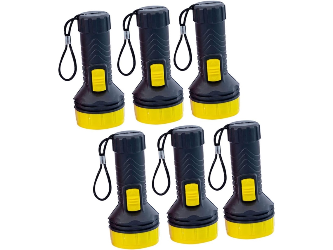 Mini Lanternas Led Gadpiparty, Conjunto De 6 Peças, Luz Branca, Abs