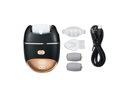 Lixa Elétrica Para Pés, Removedora De Calos, Ferramenta De Pedicure Recarregável Para Pele Morta, 2 Velocidades Com 3 Cabeças De R Aquaforge