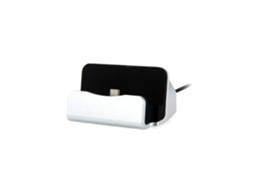 Suporte de Carregamento de Mesa EOOCOO com interface Android, prata