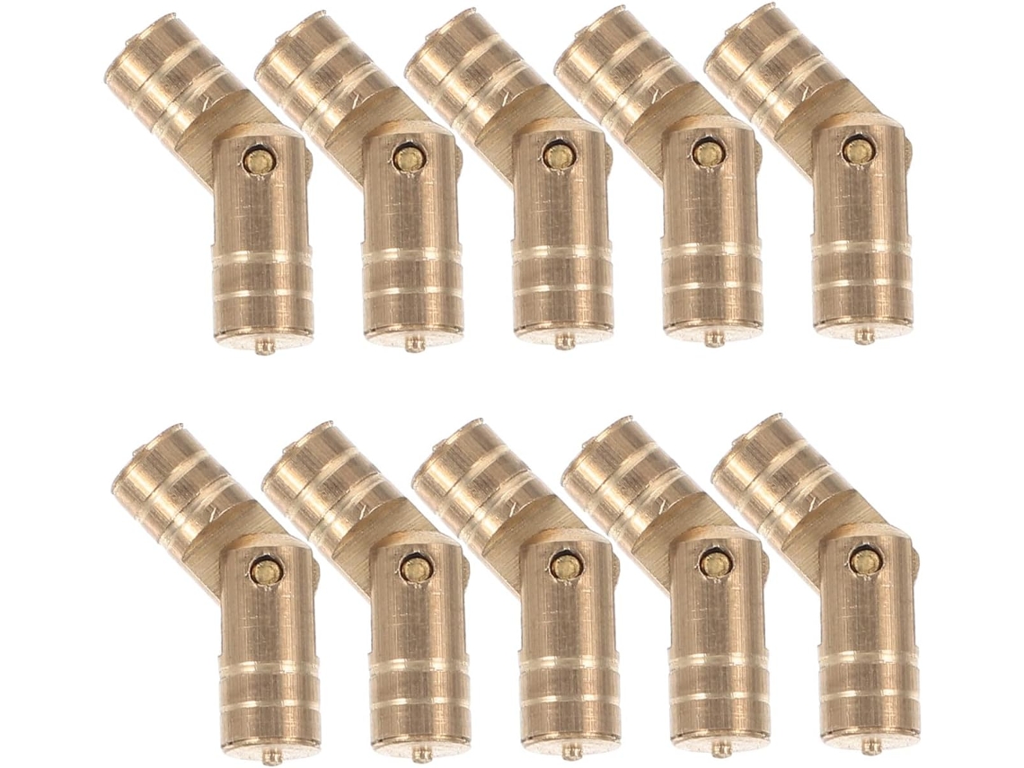 Conjunto De 10 Ocultas Cobre, Para Portas Caixas Joias E Madeira.