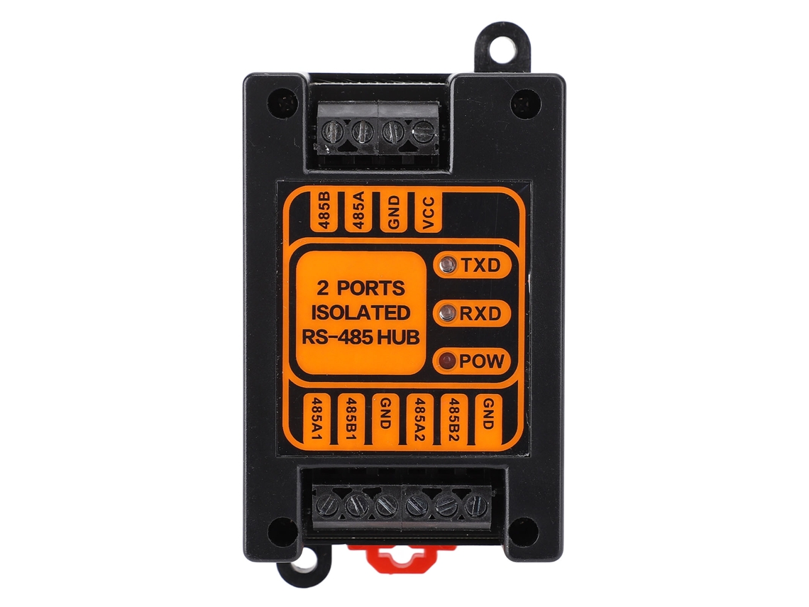Hub Industrial 485 1 Entrada 2 Saídas Padrão com Proteção Contra Raio e Esd