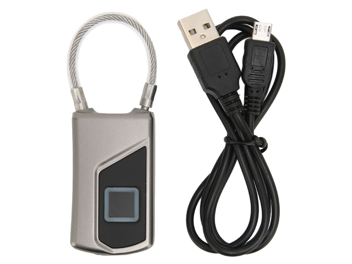 Cadeado Digital De Fechadura Com Impressão Digital Para Malas Ip65