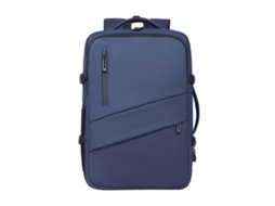 Mochila/bolsa Para Notebook Com Porta Usb Para Carregamento, Ideal Para Uso Executivo, Casual E Escolar, Na Cor Azul.