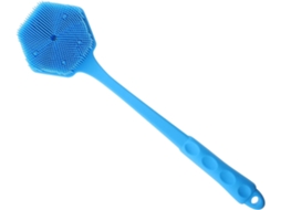 Escova De Banho Silicone Fomiyes Para Costas, Esfoliante E Massageadora, Com Cabo Longo, Para Homens E Mulheres