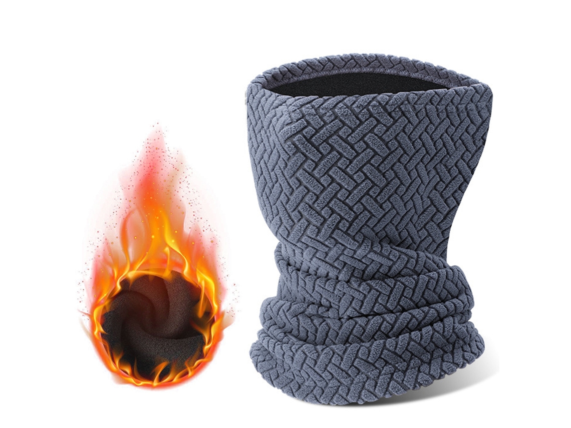 Máscara De Inverno Fleece Espessa Quente Cachecol Impermeável Anti-frío Para Ciclismo Equipamento