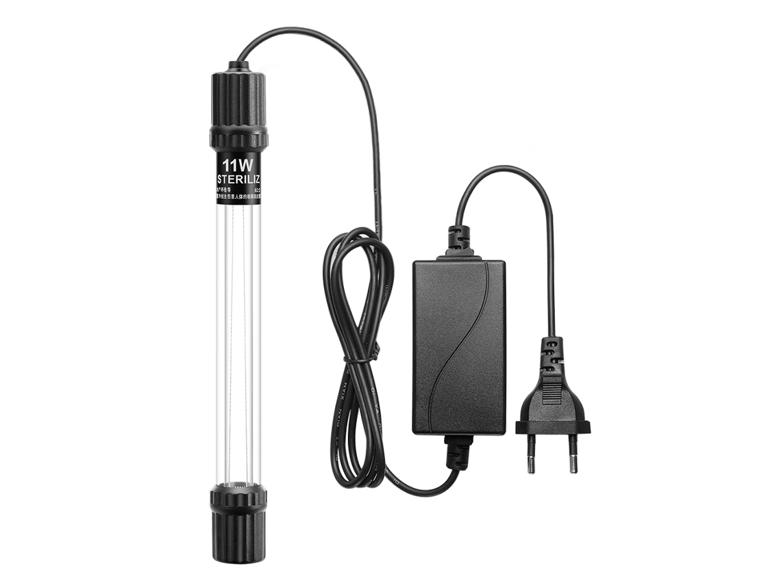 Lâmpada Uv Submersível À Prova D'água para Limpeza de Algas em Aquário e Peixe Tank | S/MARCA