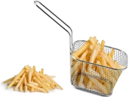 Cesta De Batatas Fritas Em Aço Inox Ferramenta De Cozinha Ideal Para Servir Batatas Fritas PENGDSJE