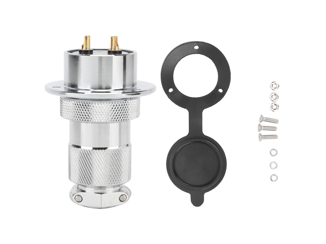 Awts conector de Enchufe de Aviación 30mm Adaptador de Energía Eléctrica 2 Pines para Equipos Industriales
