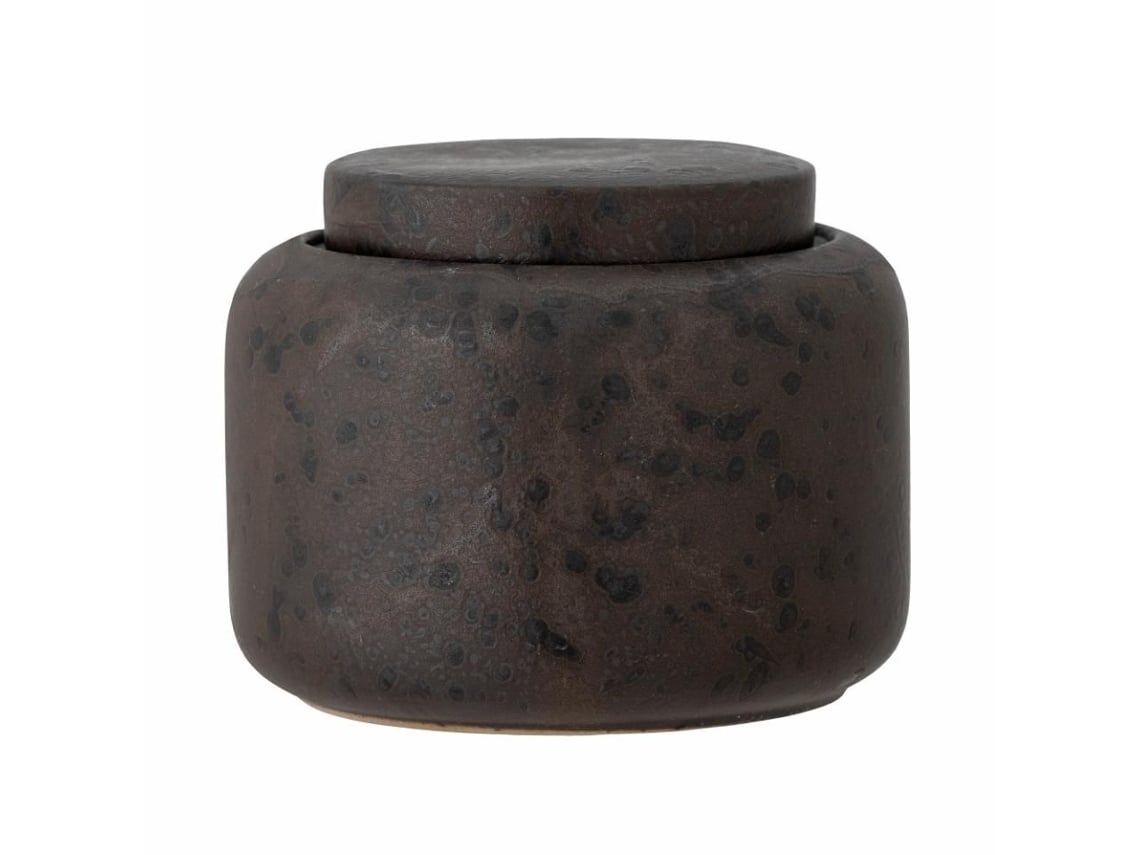 Bloomingville Barattolo Com Coperchio Chau Gres Marrom