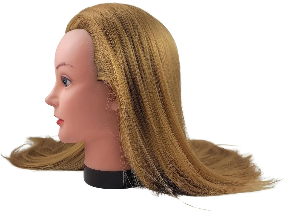 Cabeça de Manequim Unissex Adulto com Suporte para Penteados, Cortes de Cabelo e Treinamento. SFUSHOS