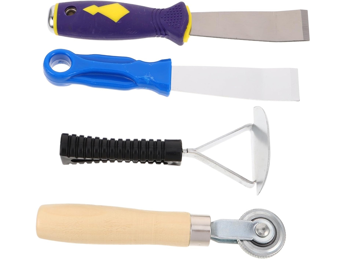 Kit De Reparo Pneus Com Espátula, Disco Lixa, Balde, Rolo