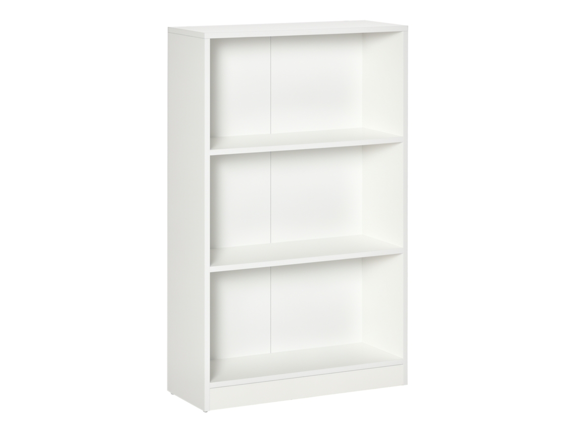 Estante BTFORUS com 3 compartimentos de armazenamento (62,2 x 24 x 102,4 cm), branca