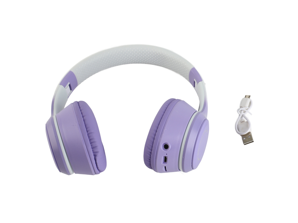 Fones De Ouvido Sem Fio Bt Com Microfone, Suporte Para Cartão De Memória Com Fio Para Celulares, Pc E Jogos