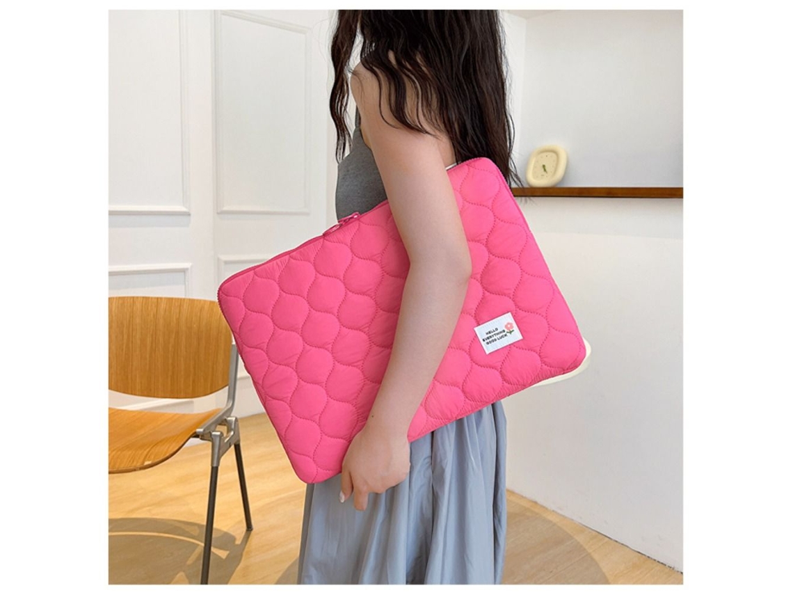 Bolsa Para Laptop Bolsa De Transporte Case Rose Red 15 Polegadas 15 Polegadas Rosa Vermelha Rosa Vermelha Slowmoose