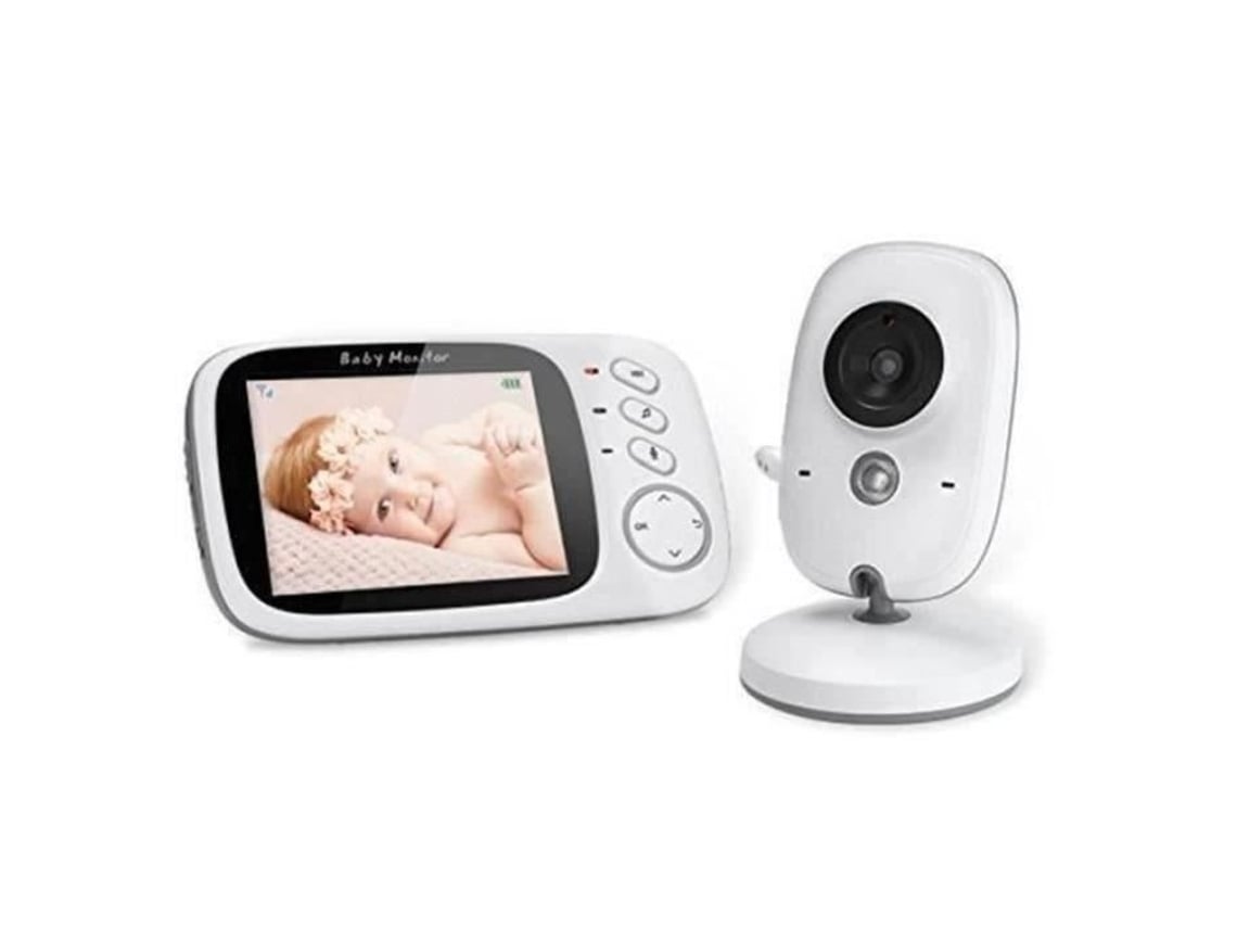Moonmini Babyphone 120 Tela Lcd De 32 Polegadas Controle Temperatura Visão Noturna Conexão Até 260 Metros Ângulo Graus Aquaforge
