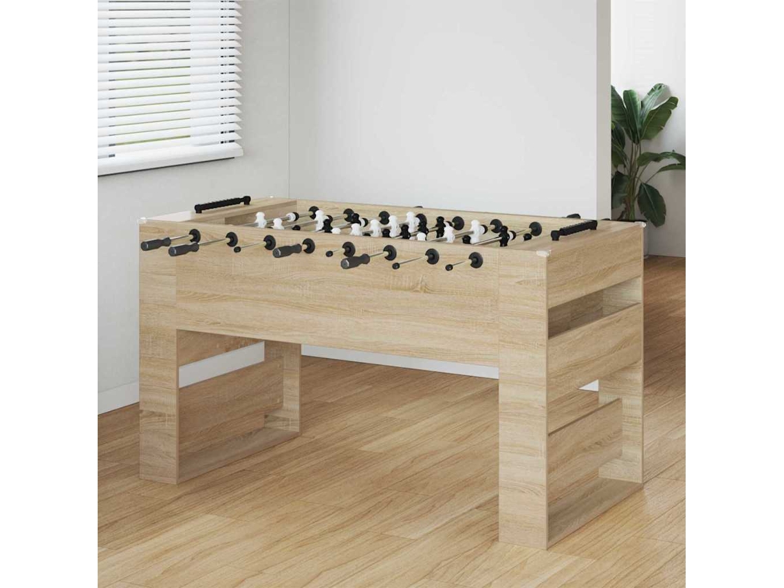 Vidaxl Mesa De Pebolim Carvalho Sonoma 146,5 X 74 X 85 Cm