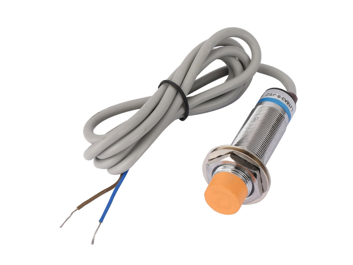 Sensor Indutivo Lj18a3 8 j/ez Latão Prateado Níquel Sem Ac com Marca