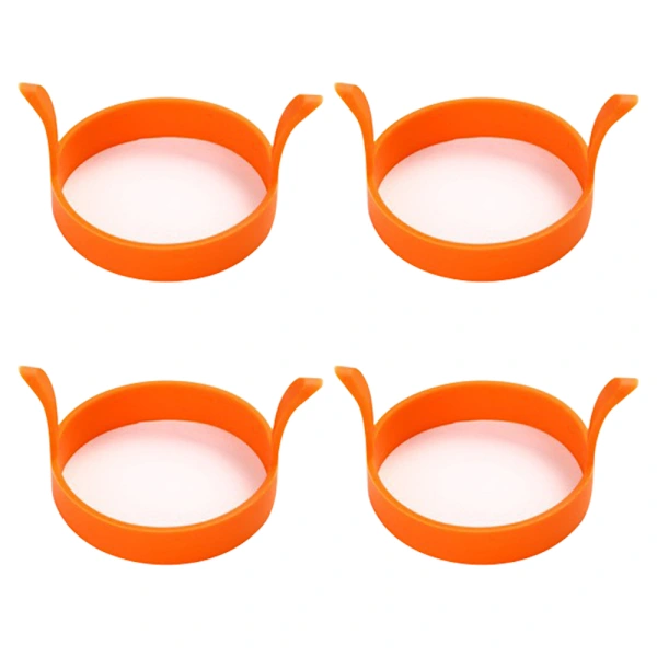 Anéis De Silicone Para Ovos Fritos, Cozedor De Ovos Antiaderente