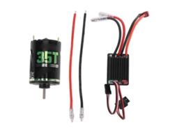 Kit Motor ESC de Escova Rc 540 320a Resistente à Água para Carro Crawler 1/10 com Controle de Velocidade e Alto Torque S/MARCA