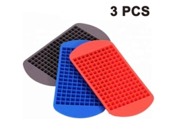 Nova Line forminhas de Gelo de Silicone Mini, 160 Moldes de Gelo Pequenos com Liberação Fácil