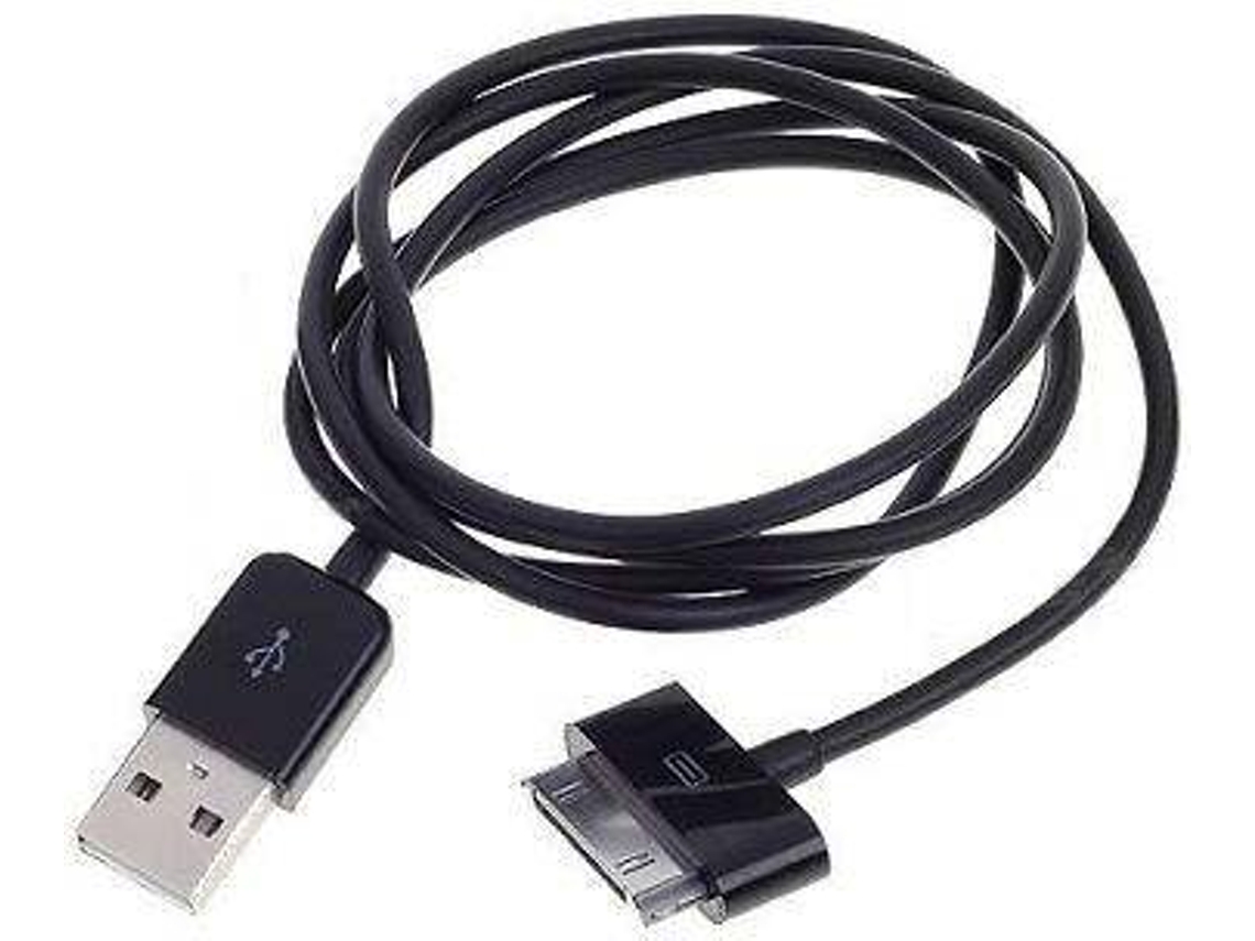 Cabo De Dados Usb Preto Para Ipod E Iphone